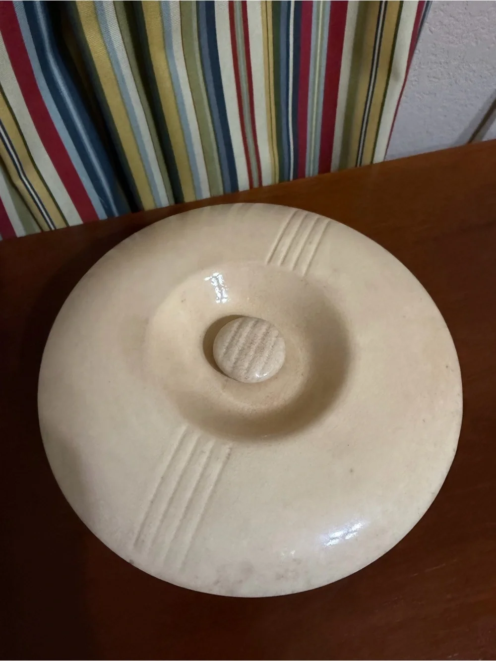 Nimy Imperiale Royal Stick Bowl with Lid. Made in Belgium. 7x3”
